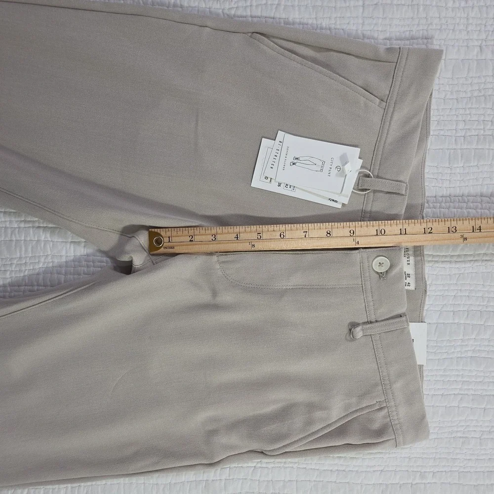 Denim & Flower Ricky Singh Men's City Pant 32x28 Taupe Slim Fit Stretch NWT